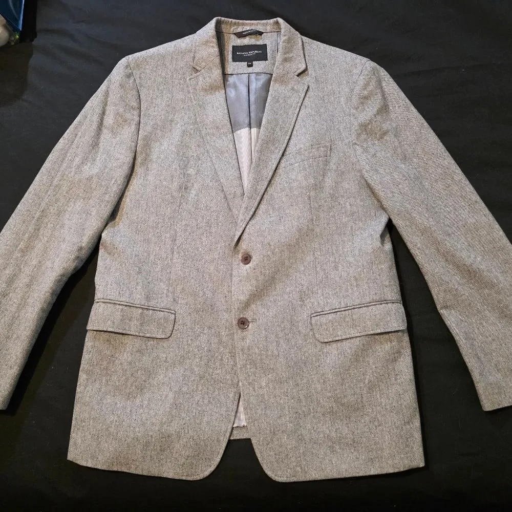 Banana Republic Tailored Gray Jacket 44R